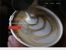 Tablet Screenshot of cafecesura.com